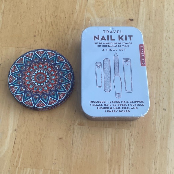 Bundle Compact Mirror & travel nail kit 4 piece set. NWT - Picture 1 of 4